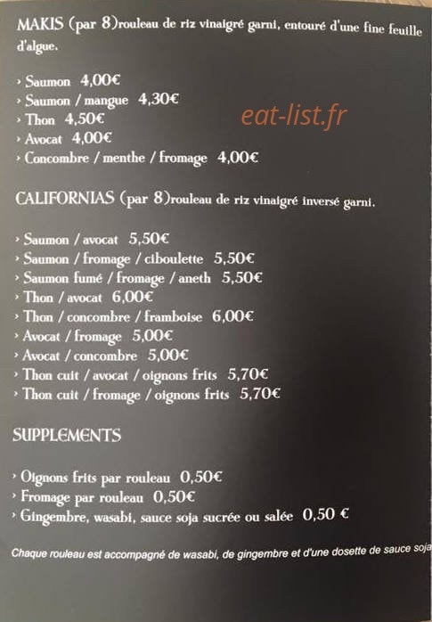 L’atelier de Margaux — carte page 1