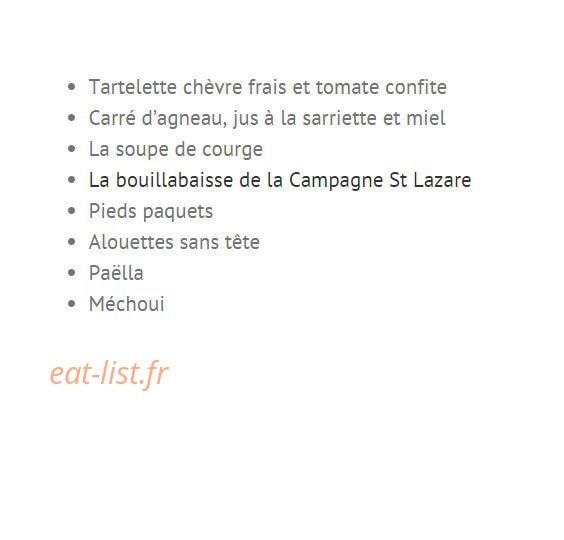 La Compagne Lazare — carte page 1