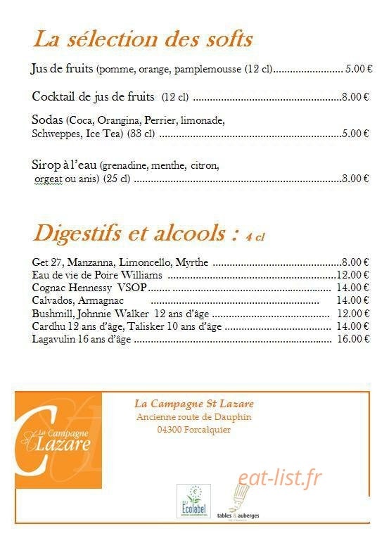 La Compagne Lazare — carte page 8