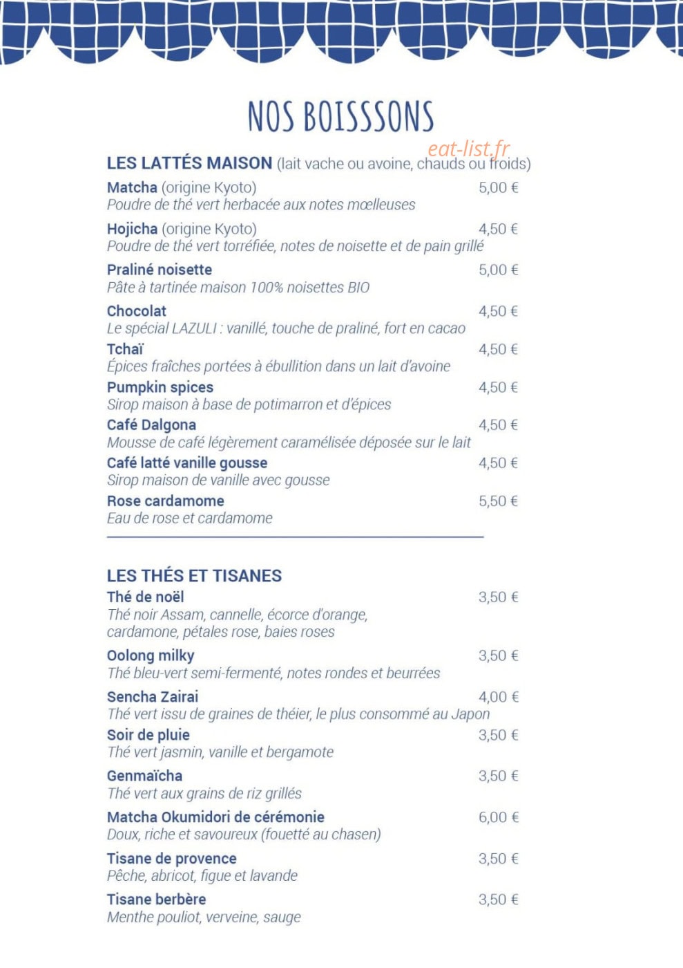 Lazuli — carte page 2