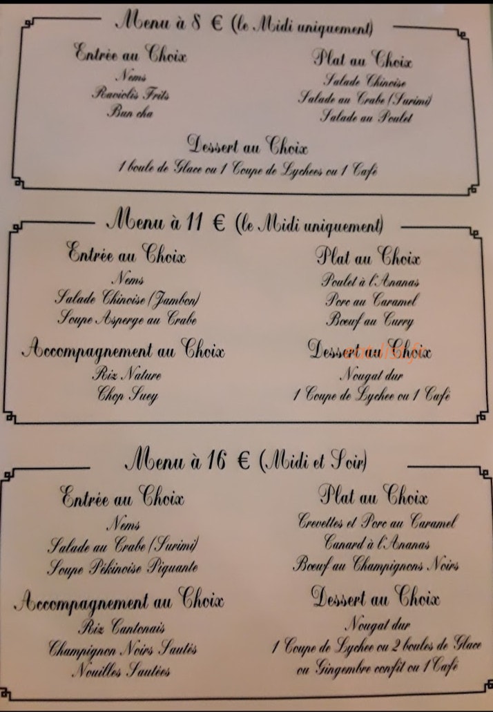Le Saigon — carte page 2
