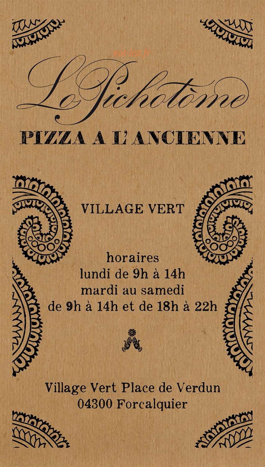 Lo Pichotòme — carte page 1