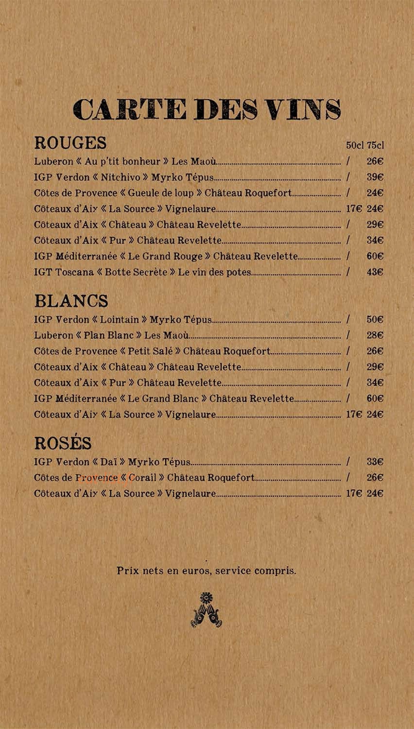 Lo Pichotòme — carte page 4