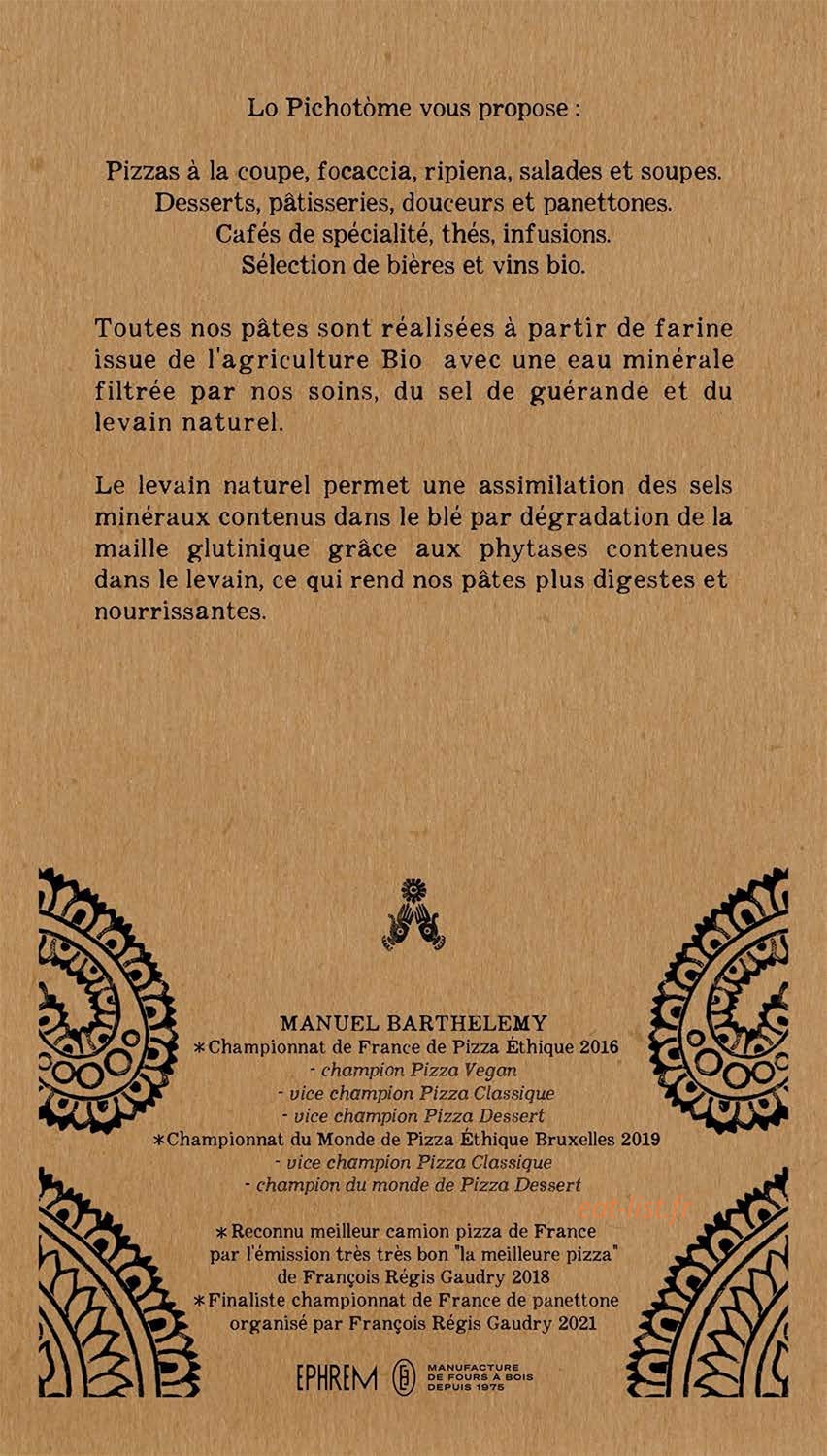 Lo Pichotòme — carte page 6