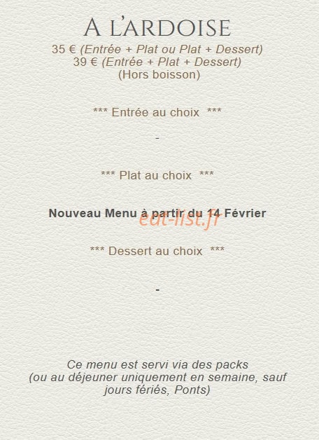 Le Ribiera — carte page 1