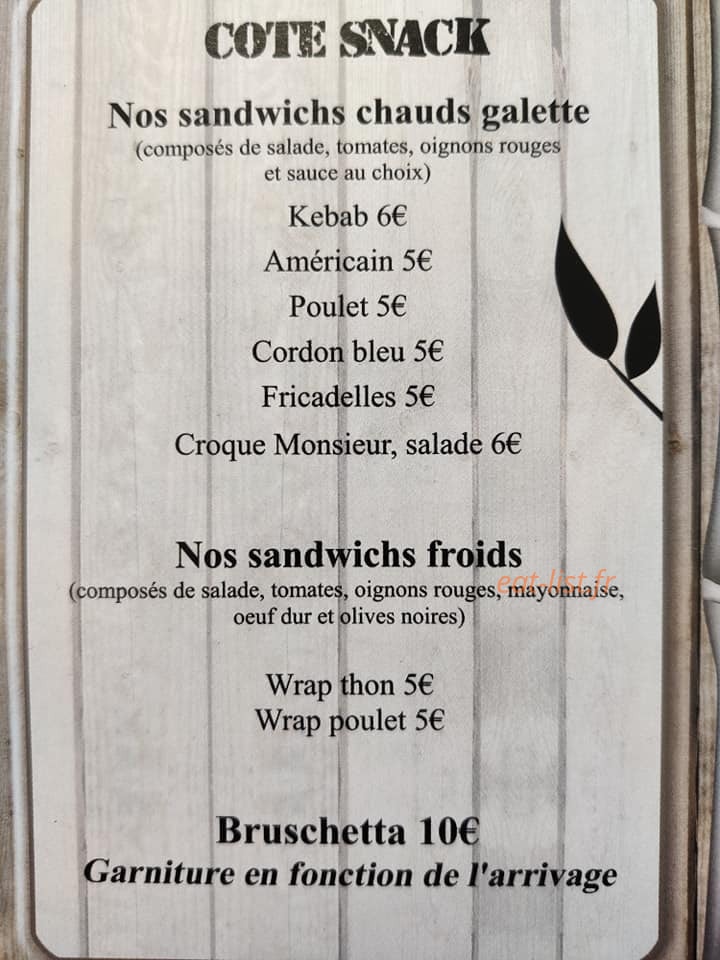Le Jim's — carte page 3