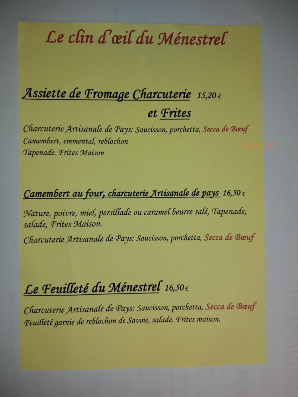 Le Ménestrel — carte page 4