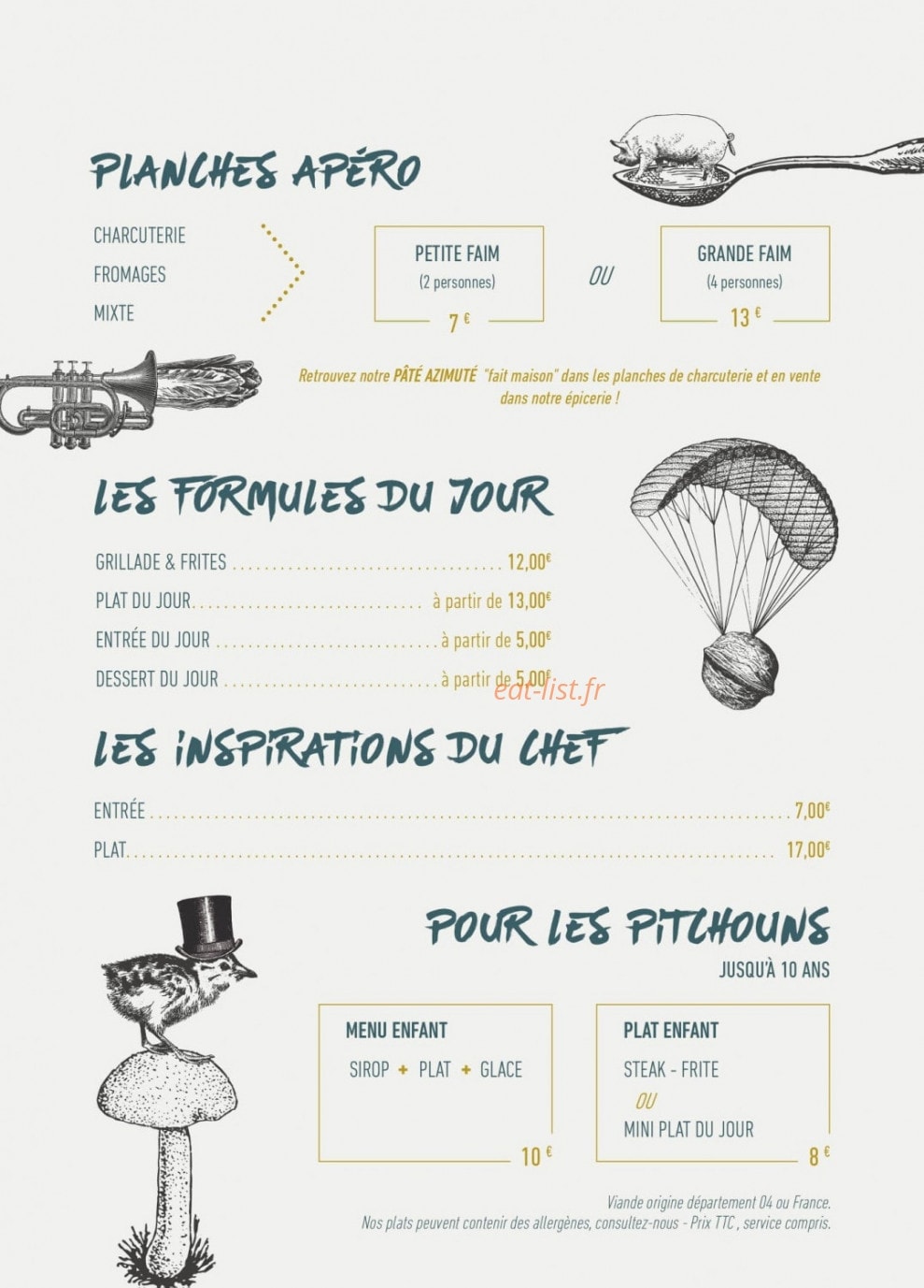 l'Azimut — carte page 1