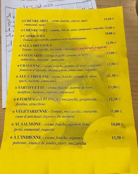 Dal terrone — carte page 2