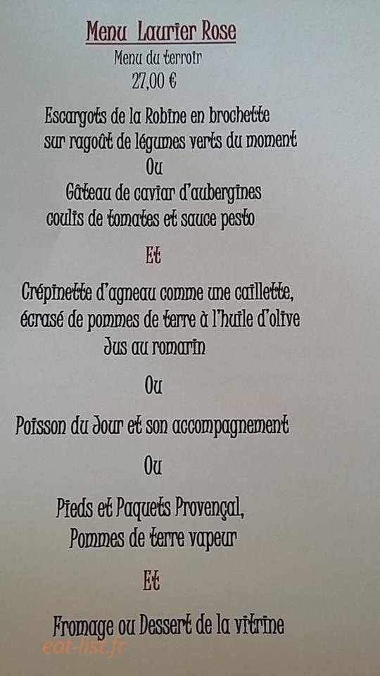 Le Couvert — carte page 1