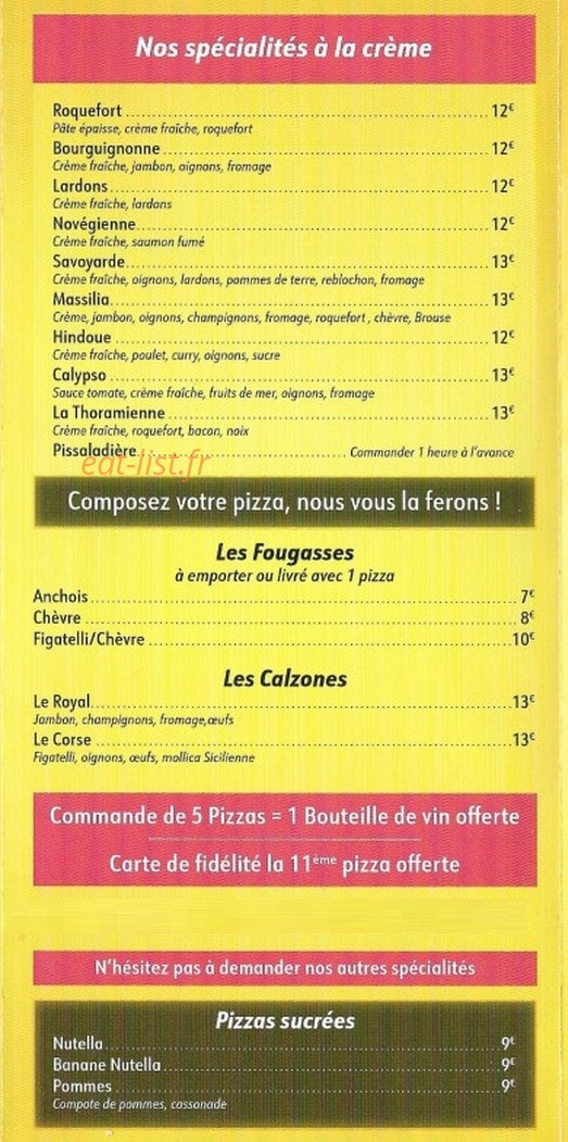 Le Grill Belvezien — carte page 3