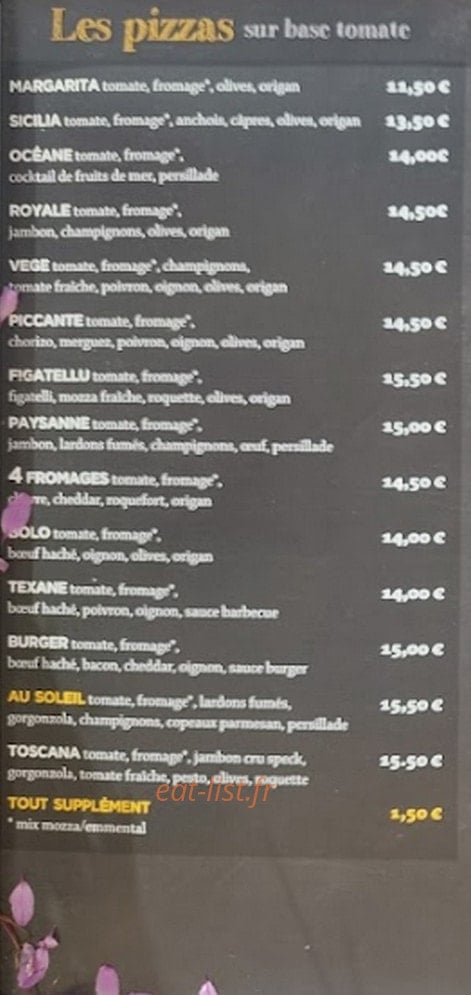 Au soleil — carte page 1
