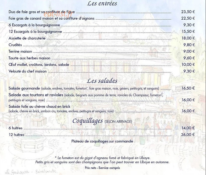 Le Gaudissart — carte page 2