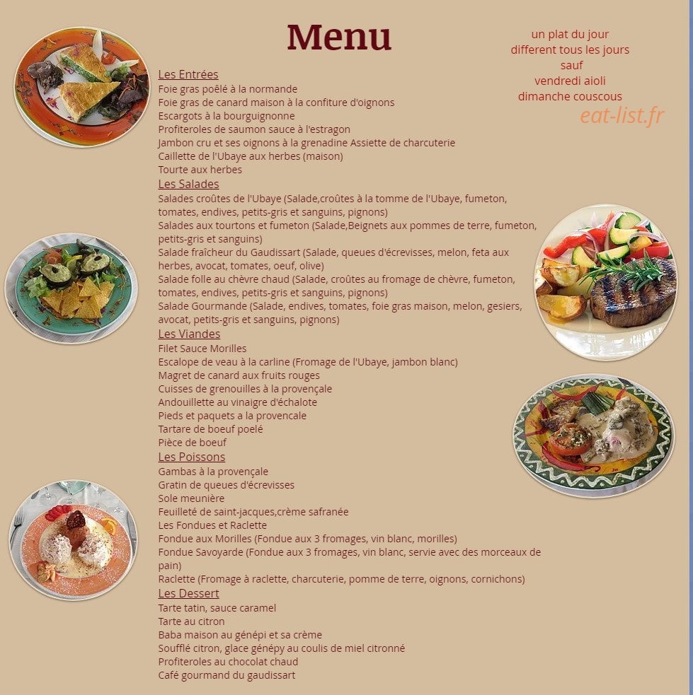 Le Gaudissart — carte page 1