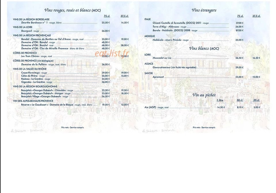 Le Gaudissart — carte page 7