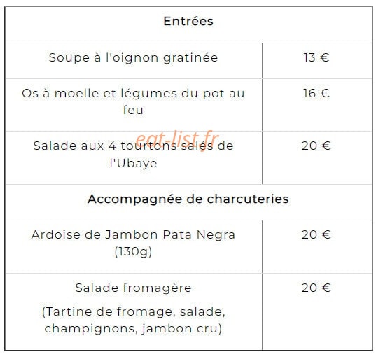 Le Tinto — carte page 2