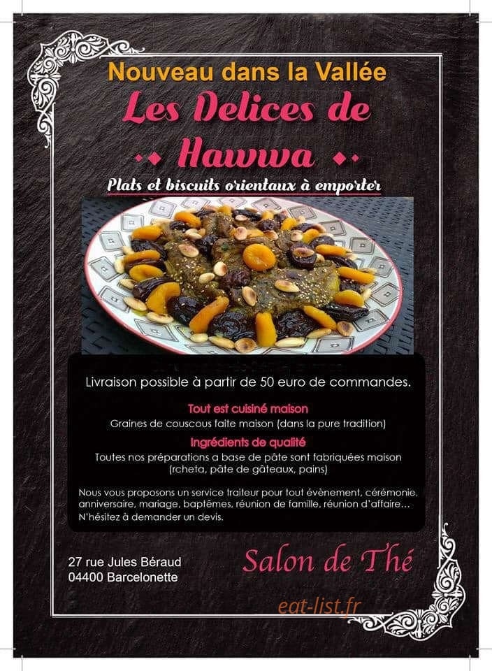 Les délices de Hawwa — carte page 1