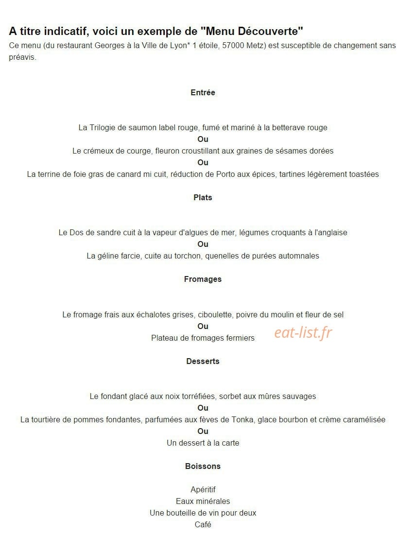 Bouttin gourmand — carte page 1