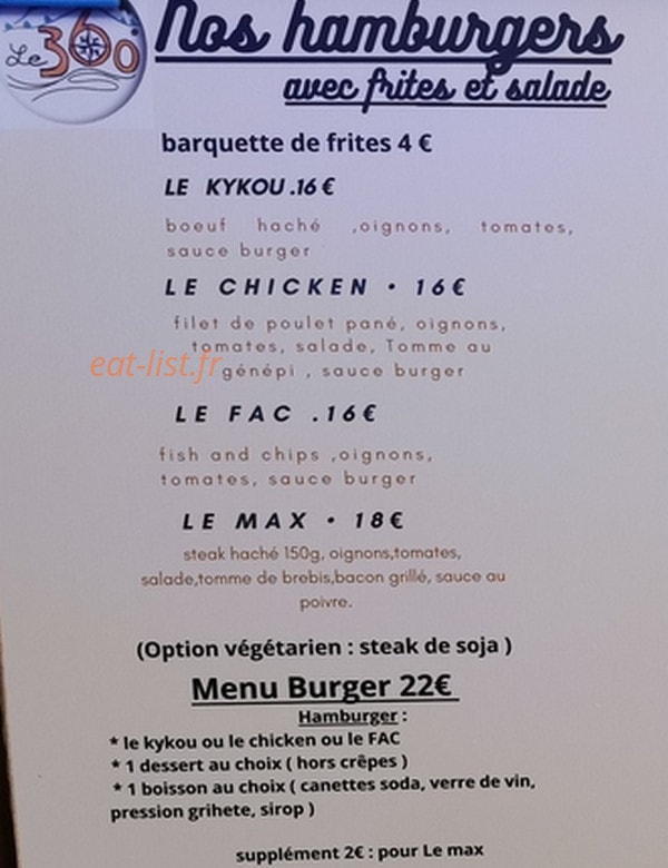 Le 360 — carte page 1