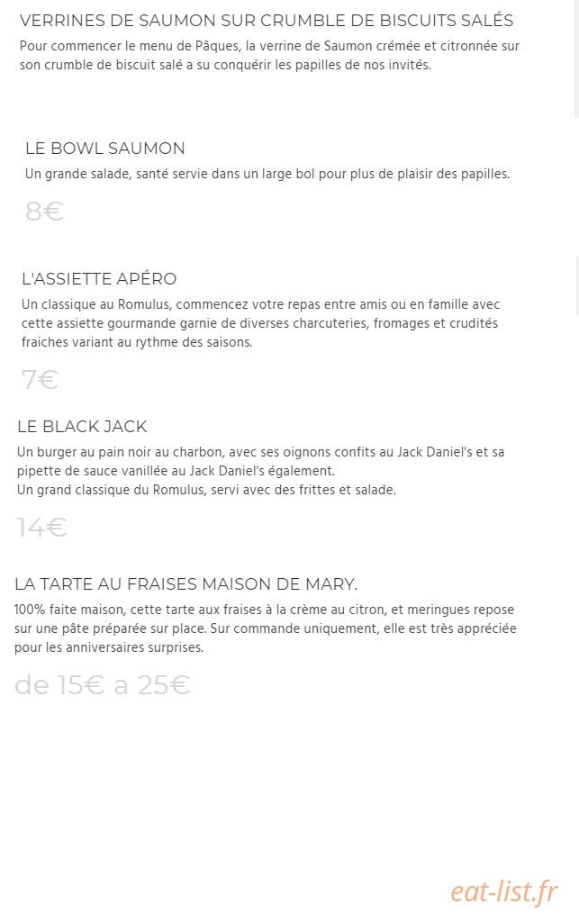 Le Romulus — carte page 1