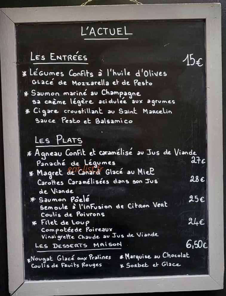 L'Actuel — carte page 1