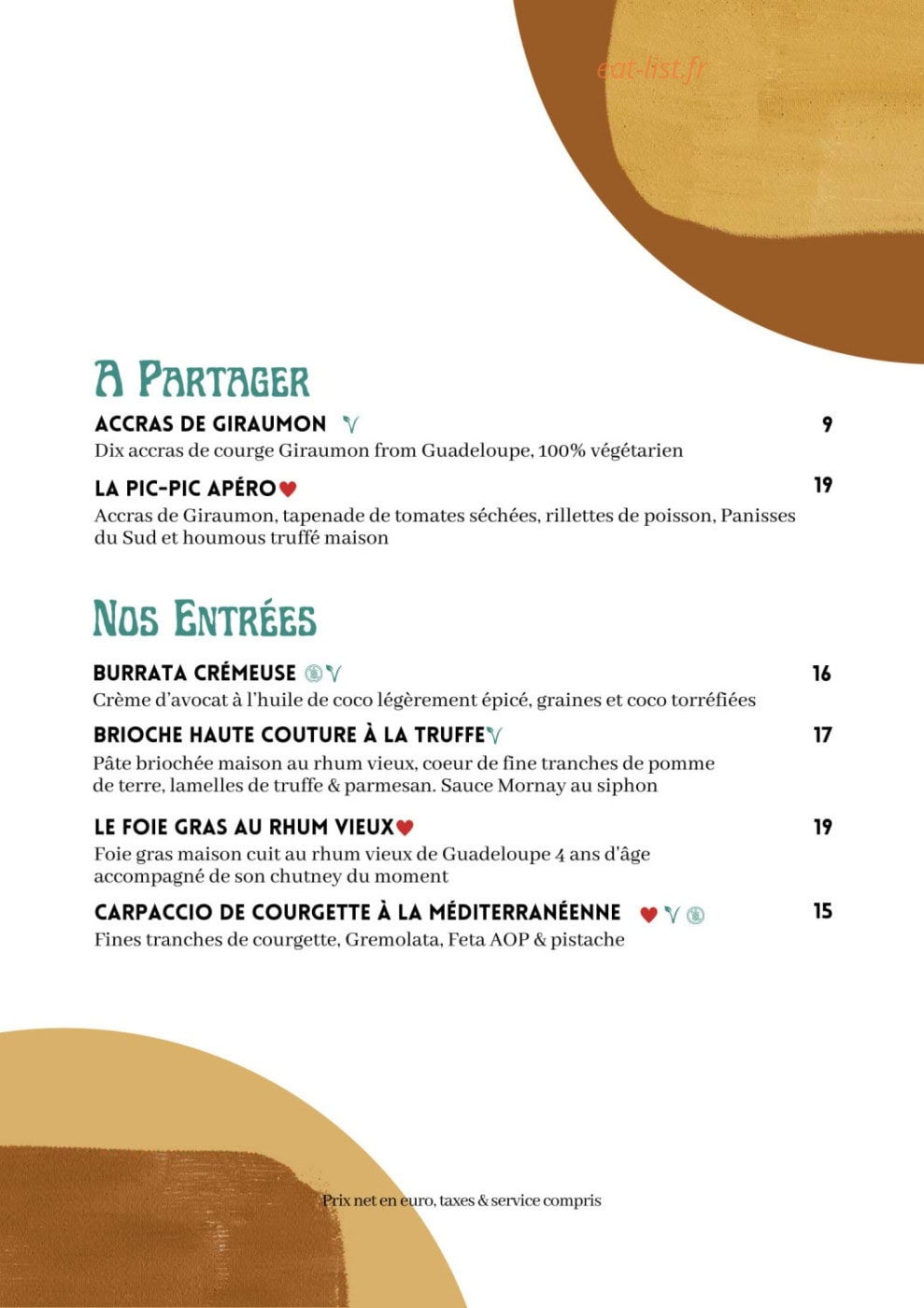 Le Rhumarin — carte page 2