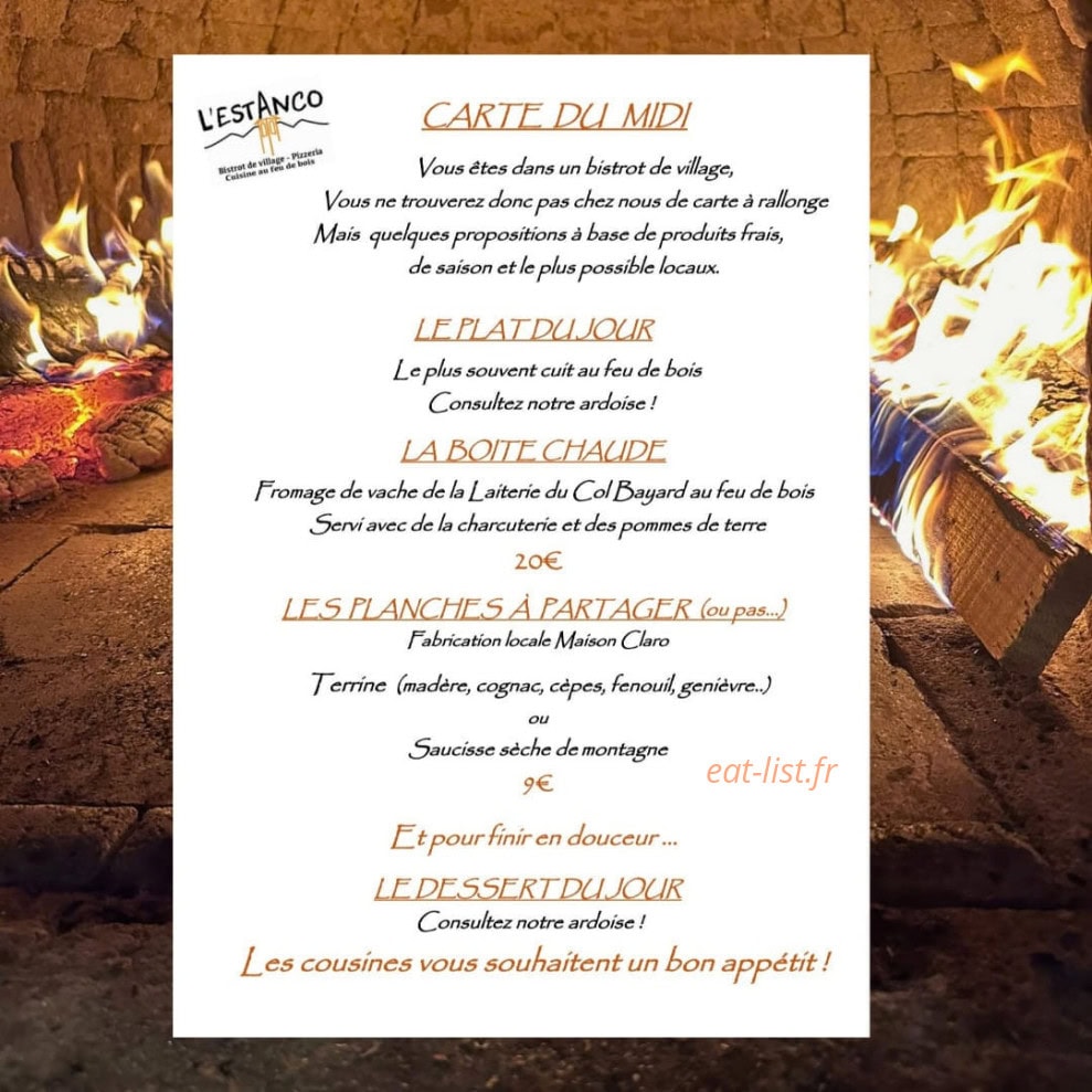 L'Estanco — carte page 1