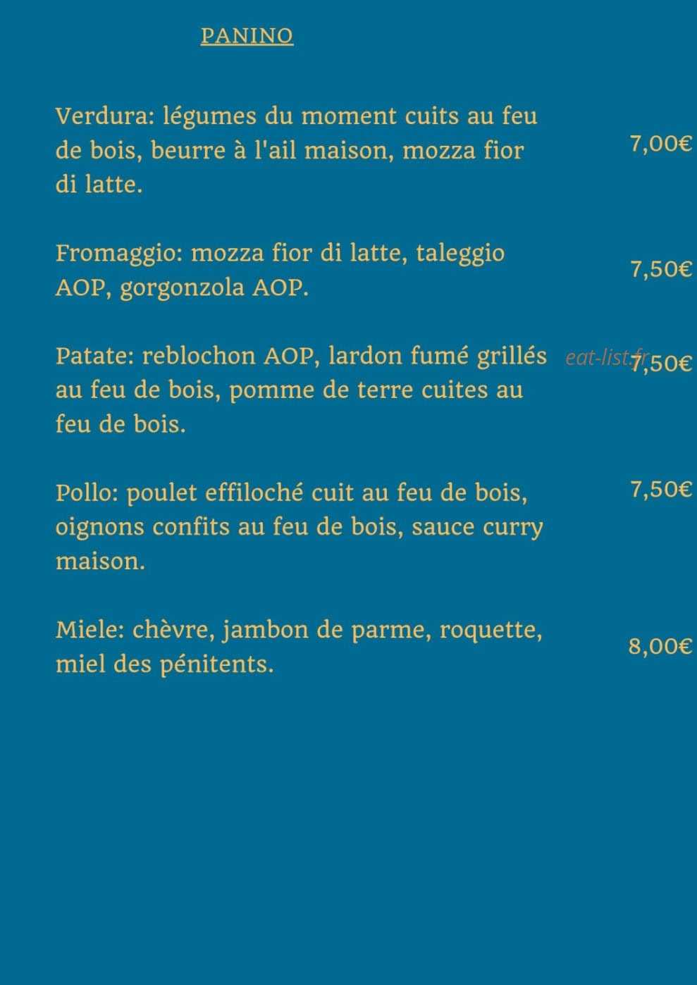 Il Castello — carte page 1
