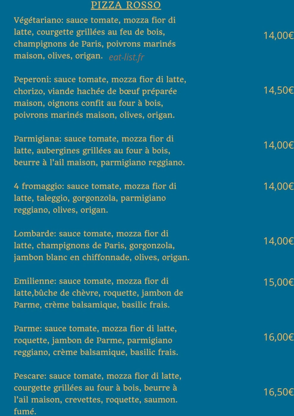 Il Castello — carte page 2