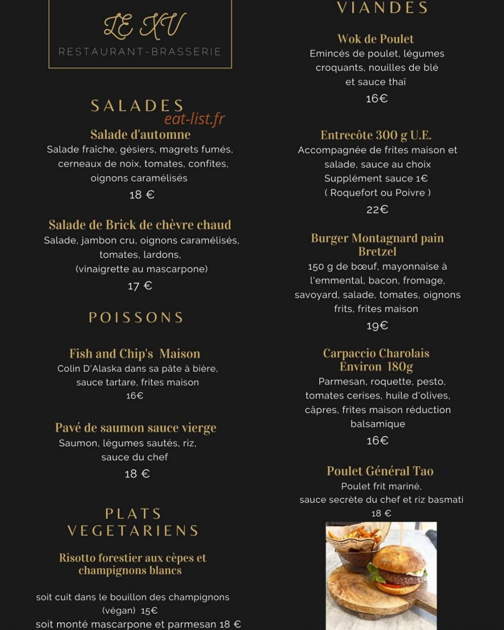 Le XV — carte page 1
