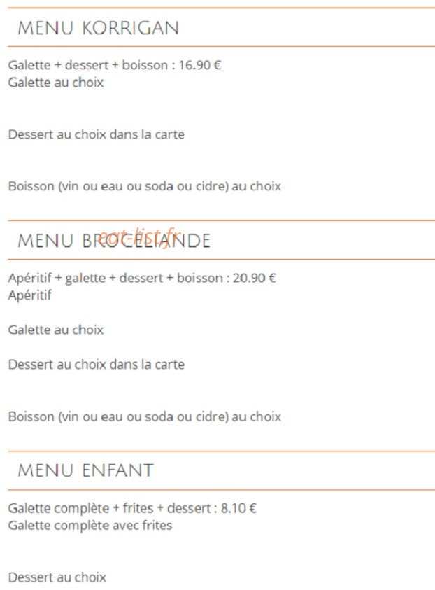 Histoire de Crêpes — carte page 2