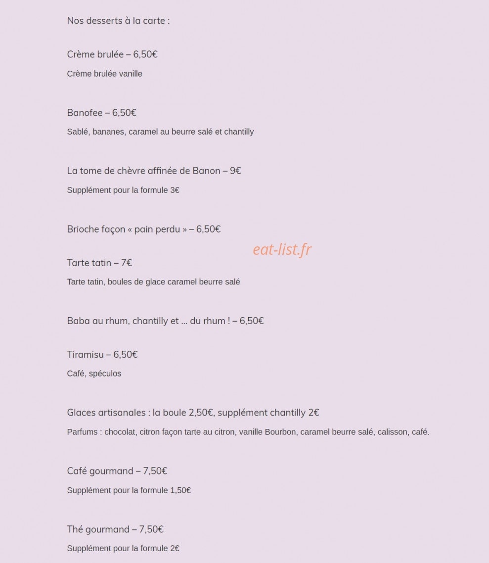 L'Ardoise — carte page 2
