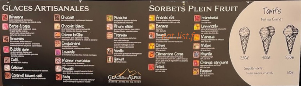 L'Atelier — carte page 1