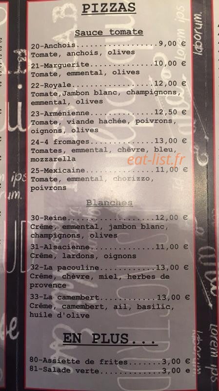 Le Temps d'une Crepe — carte page 2