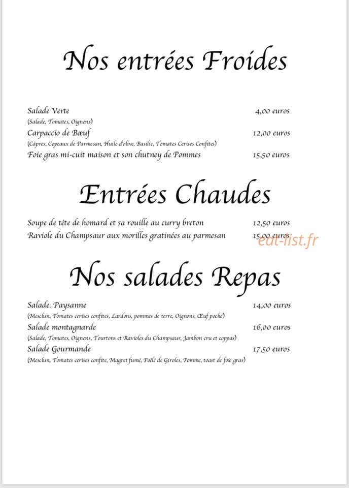 Les Oliviers — carte page 1