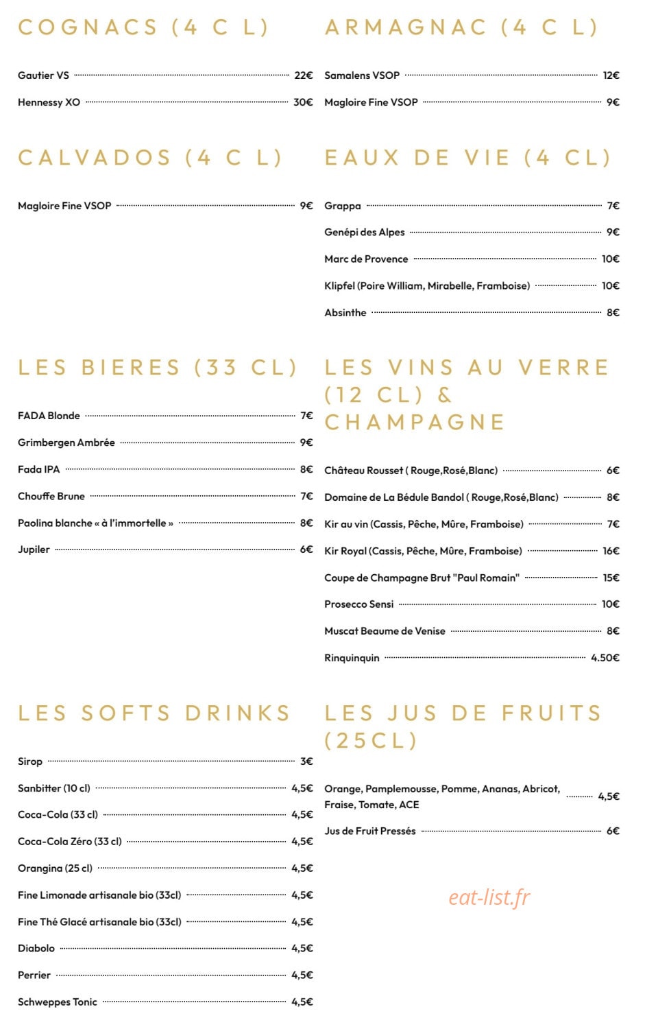 Villa Castellane — carte page 7