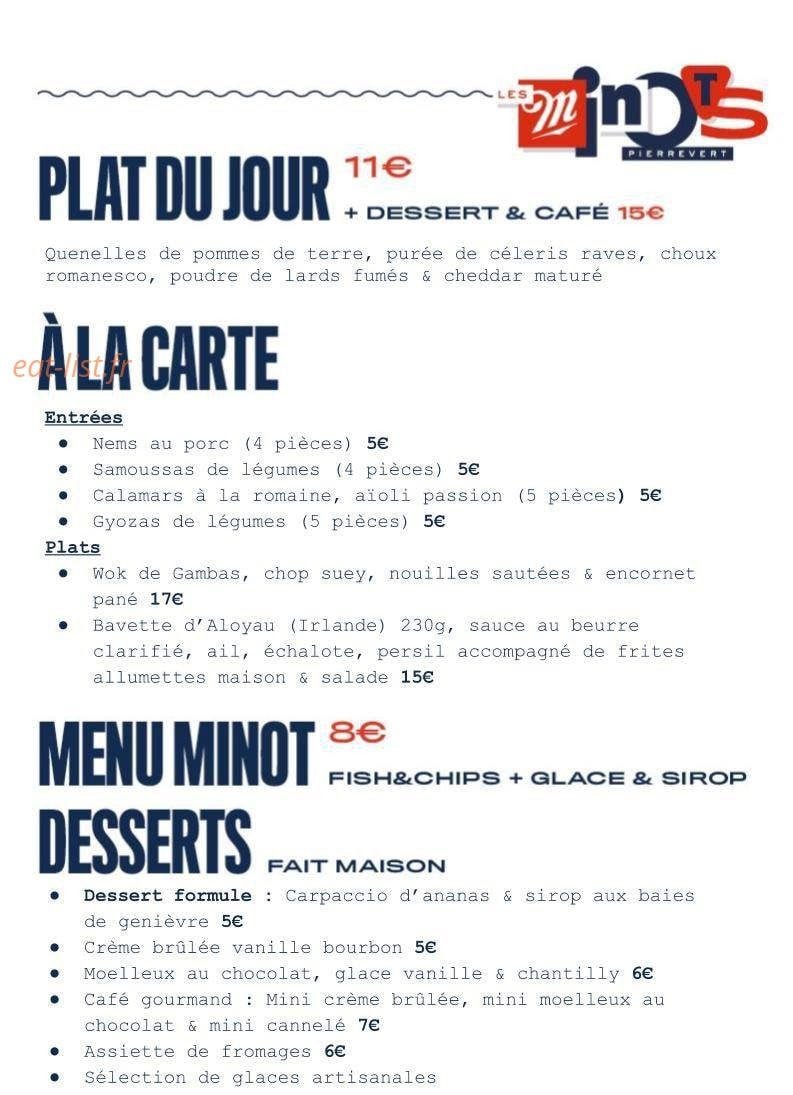 Les minots — carte page 1