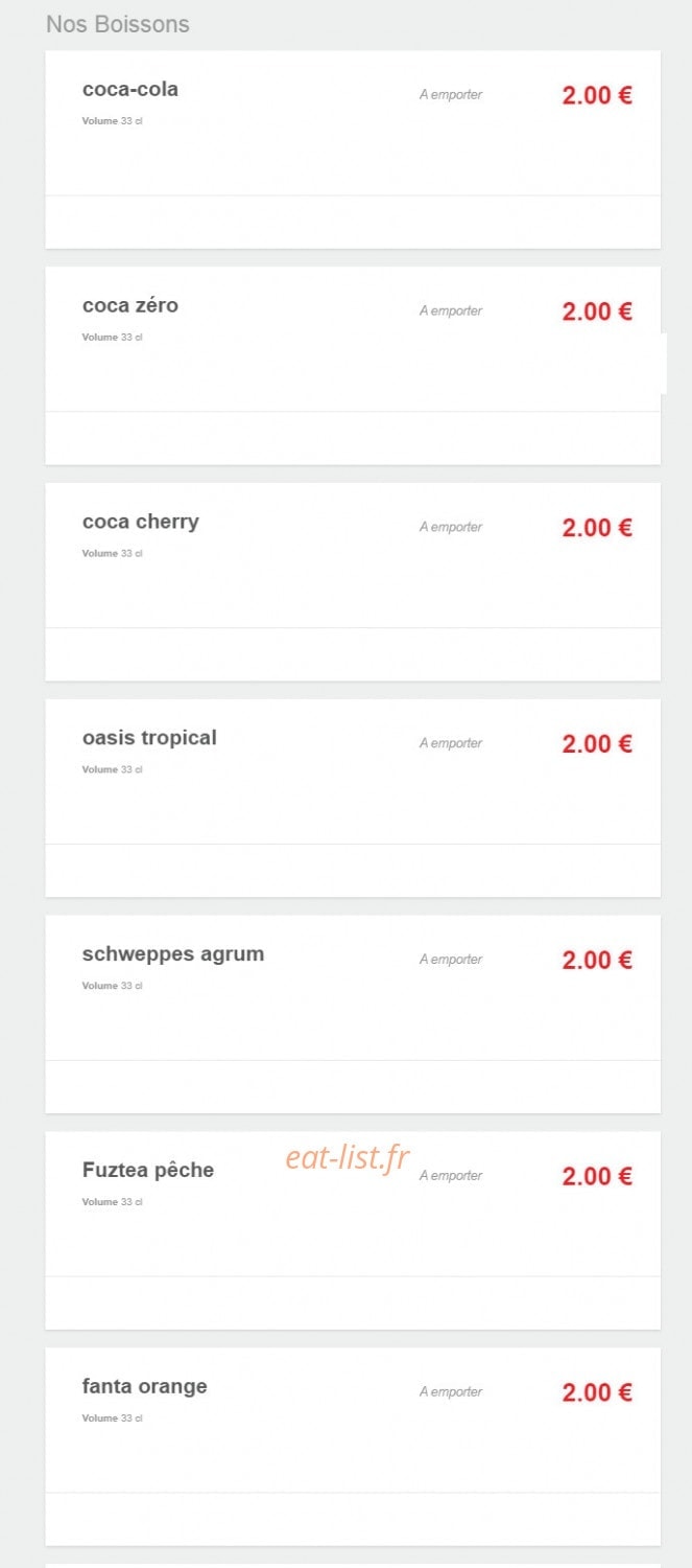 7 pizza — carte page 23