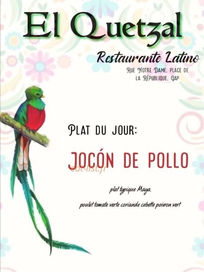 El quetzal — carte page 1