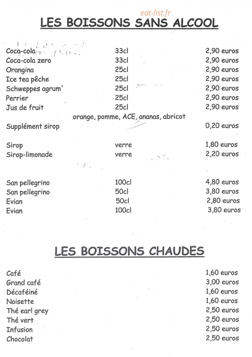 L'Hippophae — carte page 18