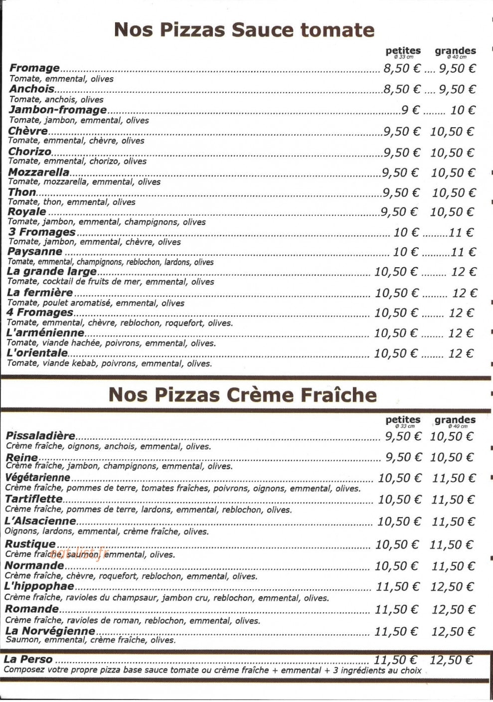 L'Hippophae — carte page 2