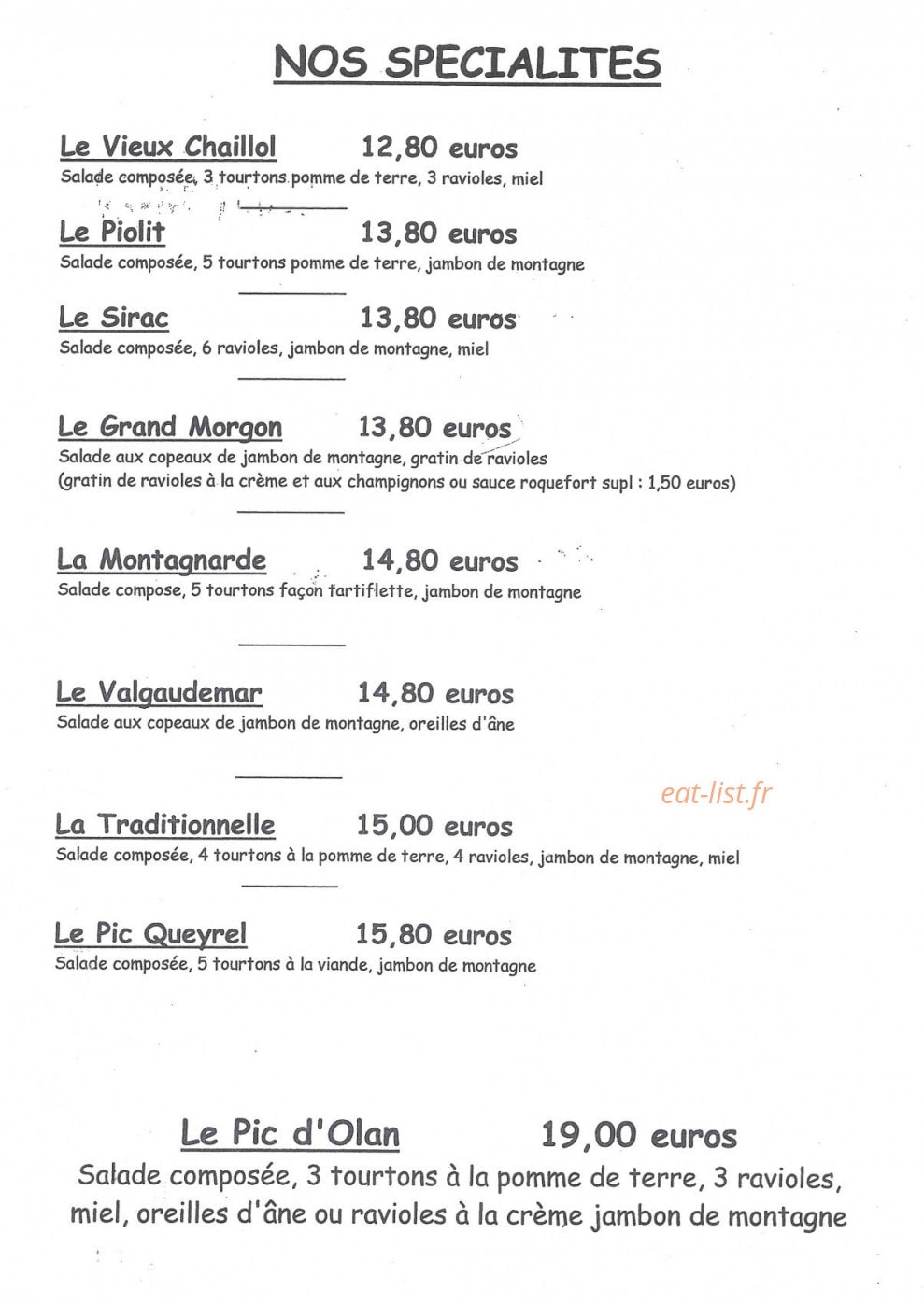L'Hippophae — carte page 7