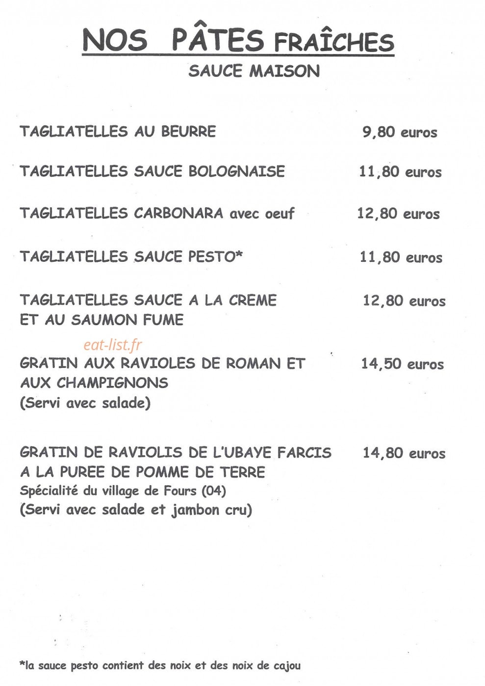 L'Hippophae — carte page 12