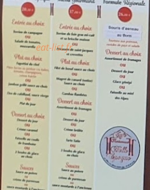 La Belle Epoque — carte page 5