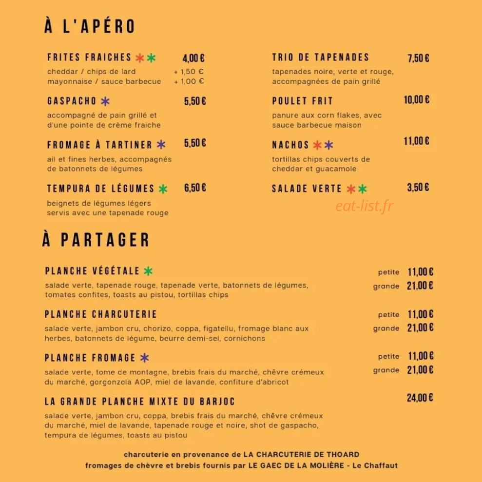 Le barjoc — carte page 1