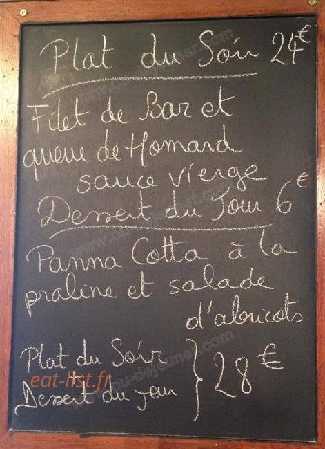Le Bouchon — carte page 3