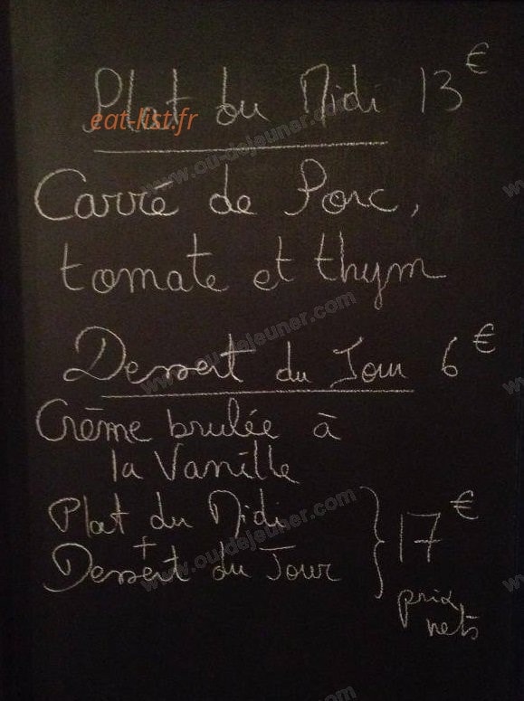 Le Bouchon — carte page 2