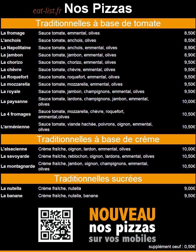 Le chalet — carte page 1