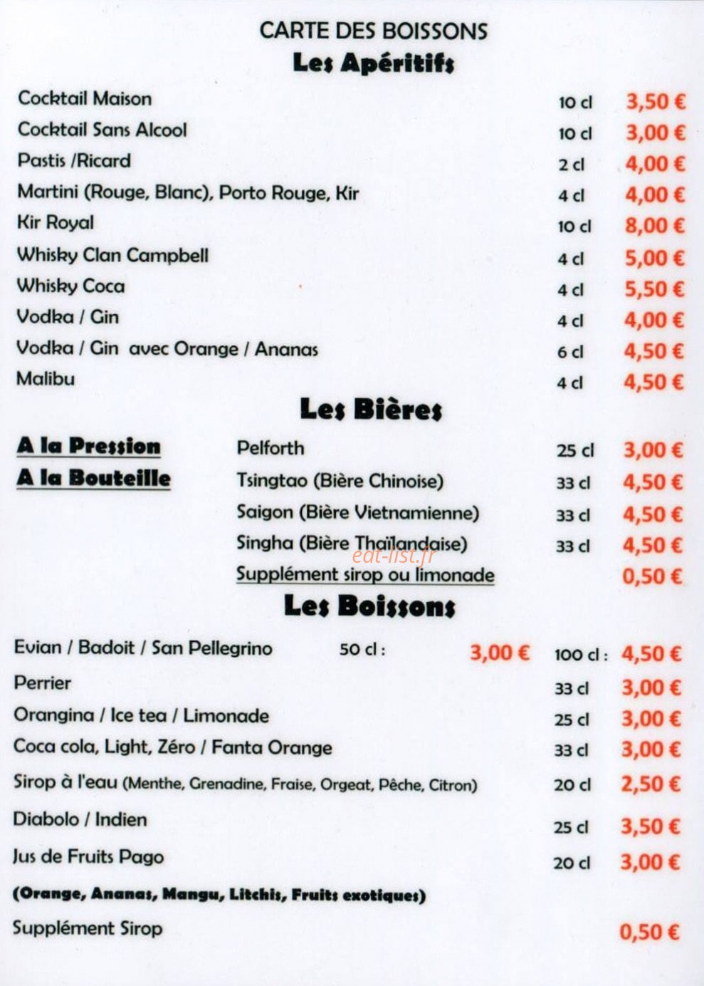 Le New Saigon — carte page 3