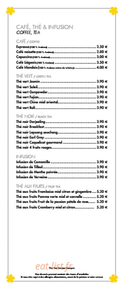 Les Boutons D'or — carte page 8